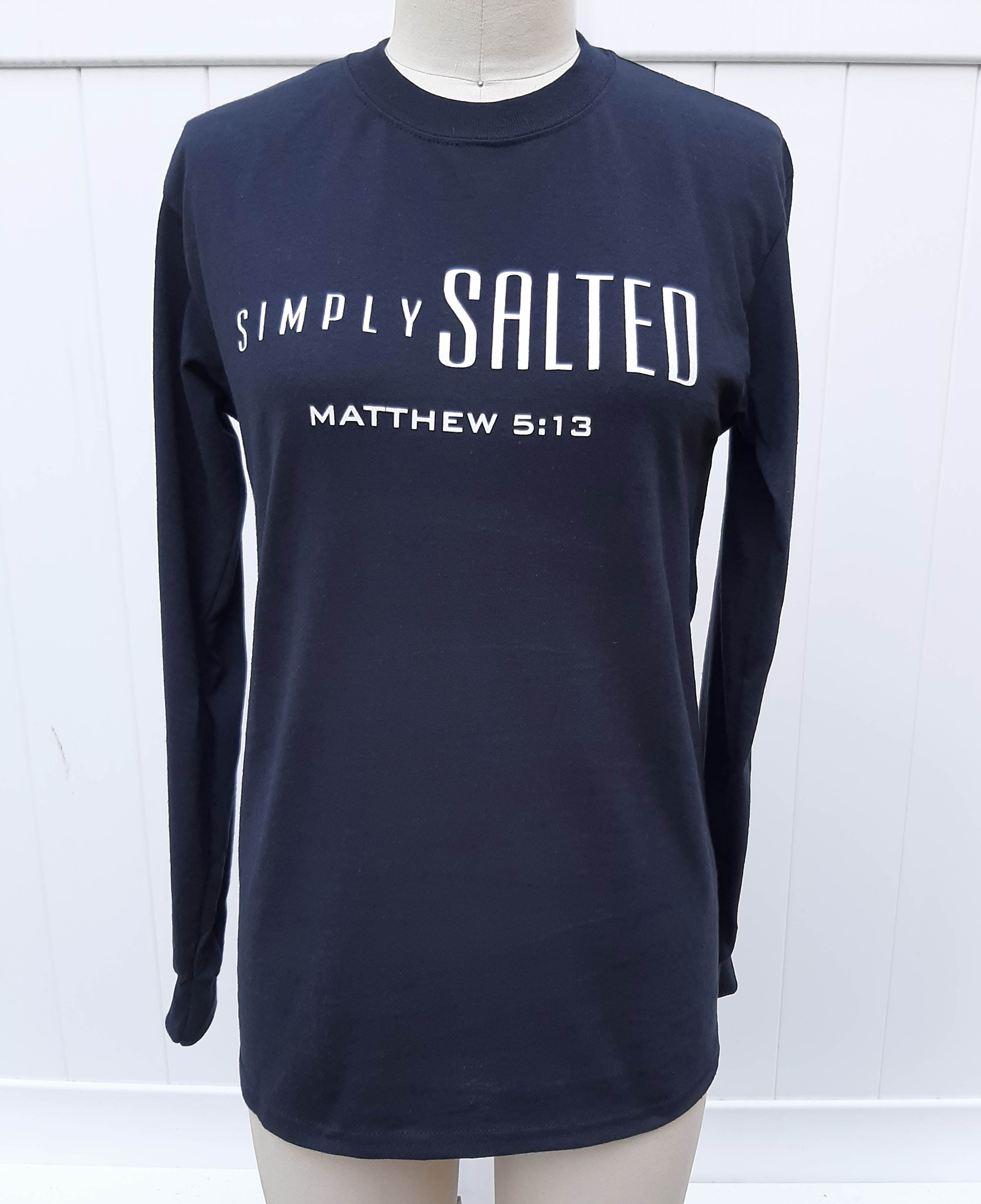 Unisex Salted ID Black Tee